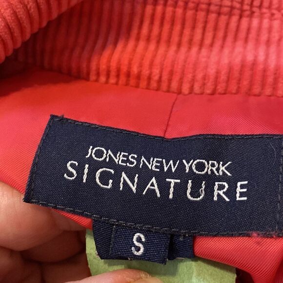 Jones New York Jacket Double-breasted Cotton Corduroy Jacket Size S - Picture 8 of 10